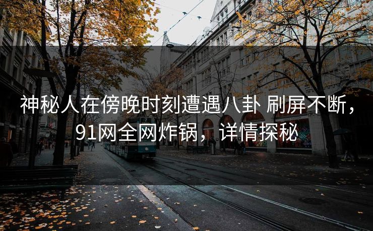 神秘人在傍晚时刻遭遇八卦 刷屏不断，91网全网炸锅，详情探秘